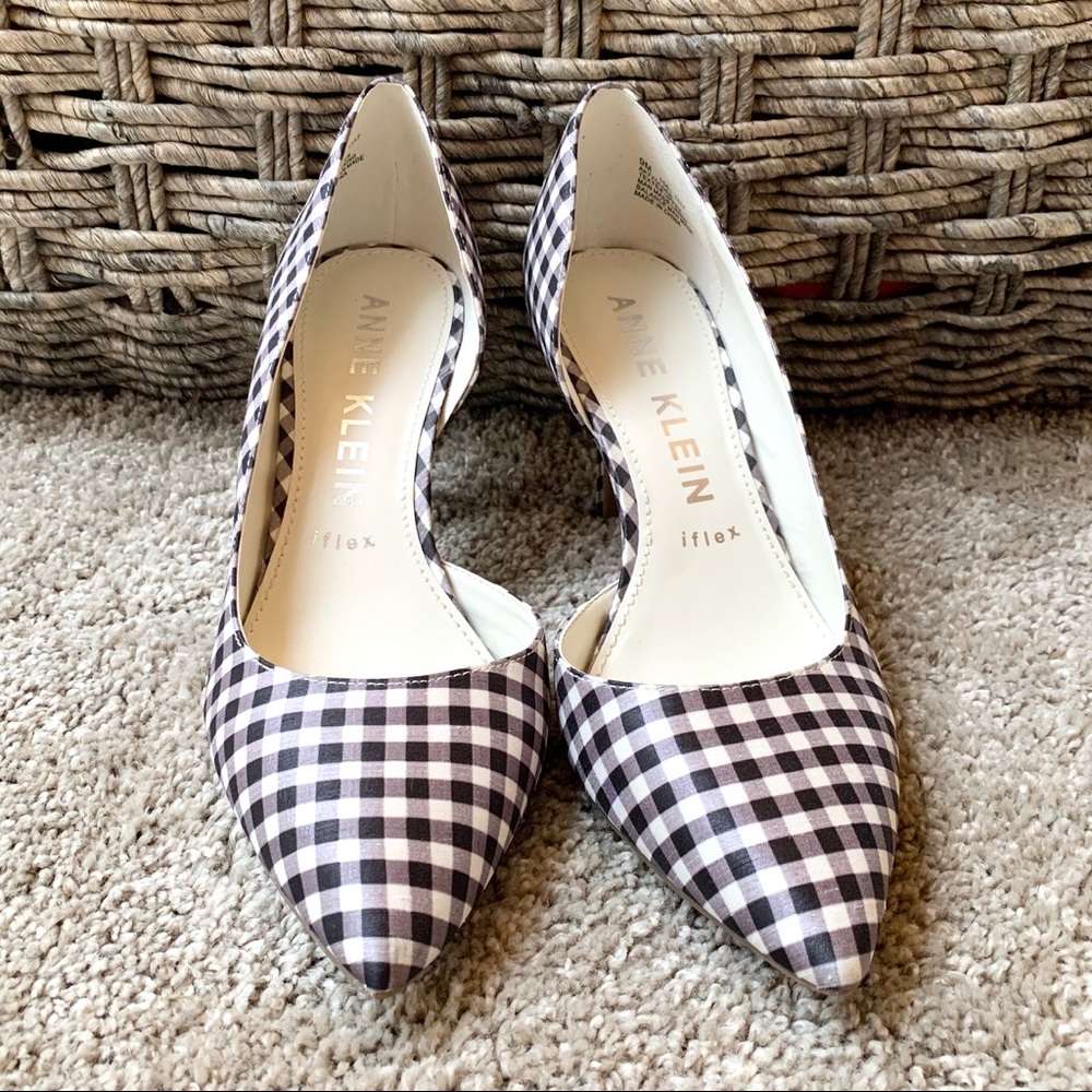 Anne Klein Gingham Yolden Pump iFlex Heels